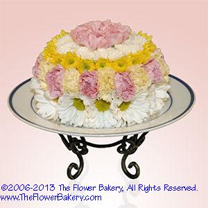Pink Bassinet™ Flower Cake
