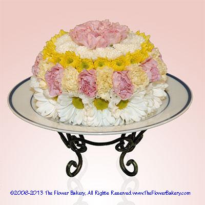 Pink Bassinet™ Flower Cake