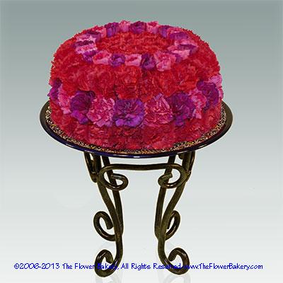 Red Romanceâ„¢ Flower Cake