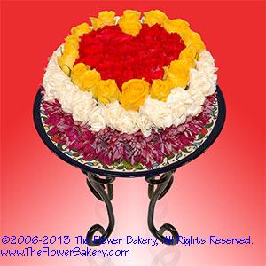 Sweetheartâ„¢ Flower Cake