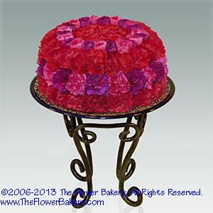 Red Romanceâ„¢ Flower Cake